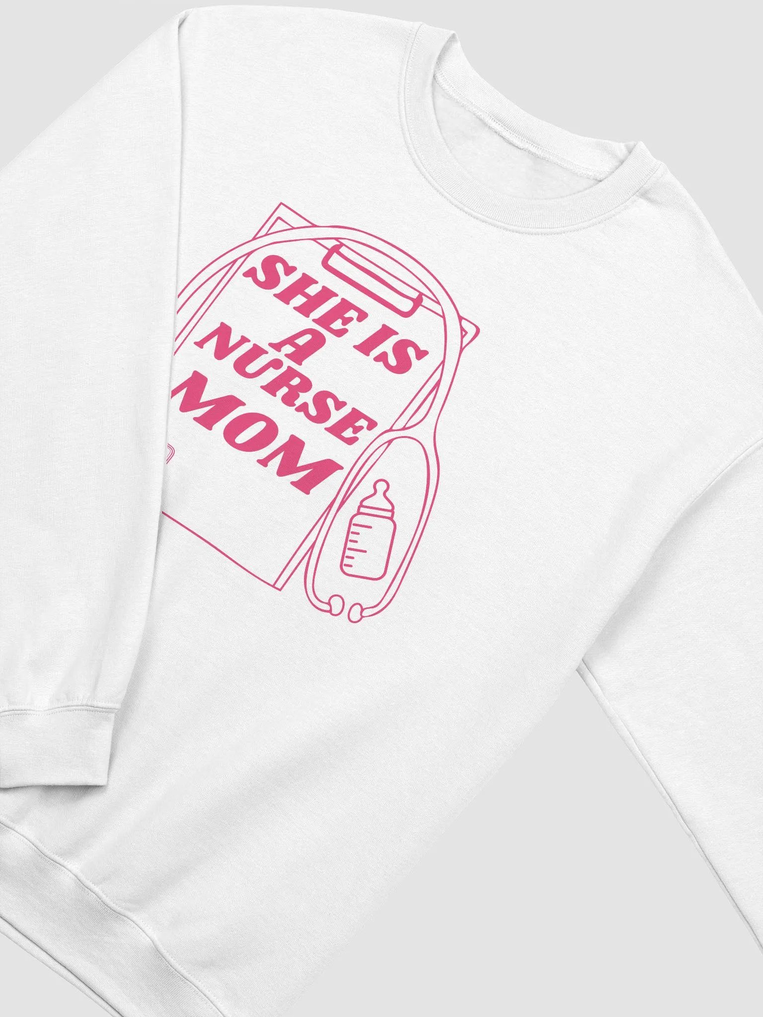 Nurse Mom Stethoscope Crewneck Sweatshirt product image (16)