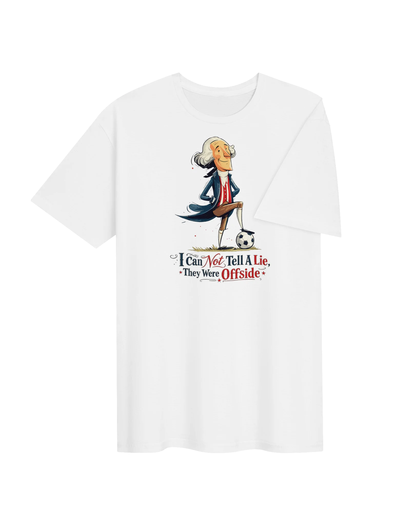 I Can Not Tell A Lie George Washington Soccer Tee product image (4)