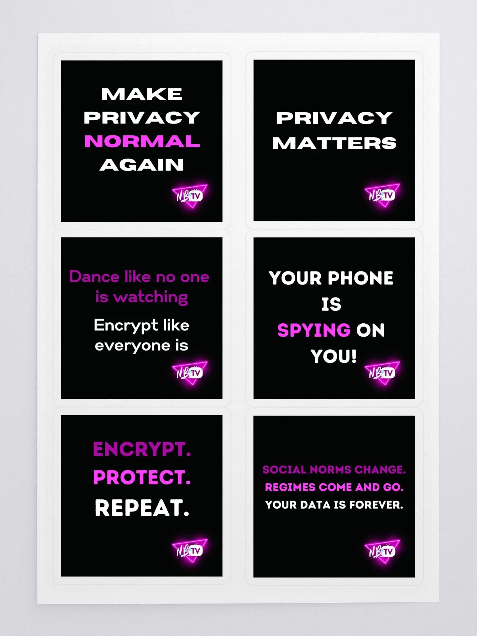 Privacy Matters Sticker Set product image (3)