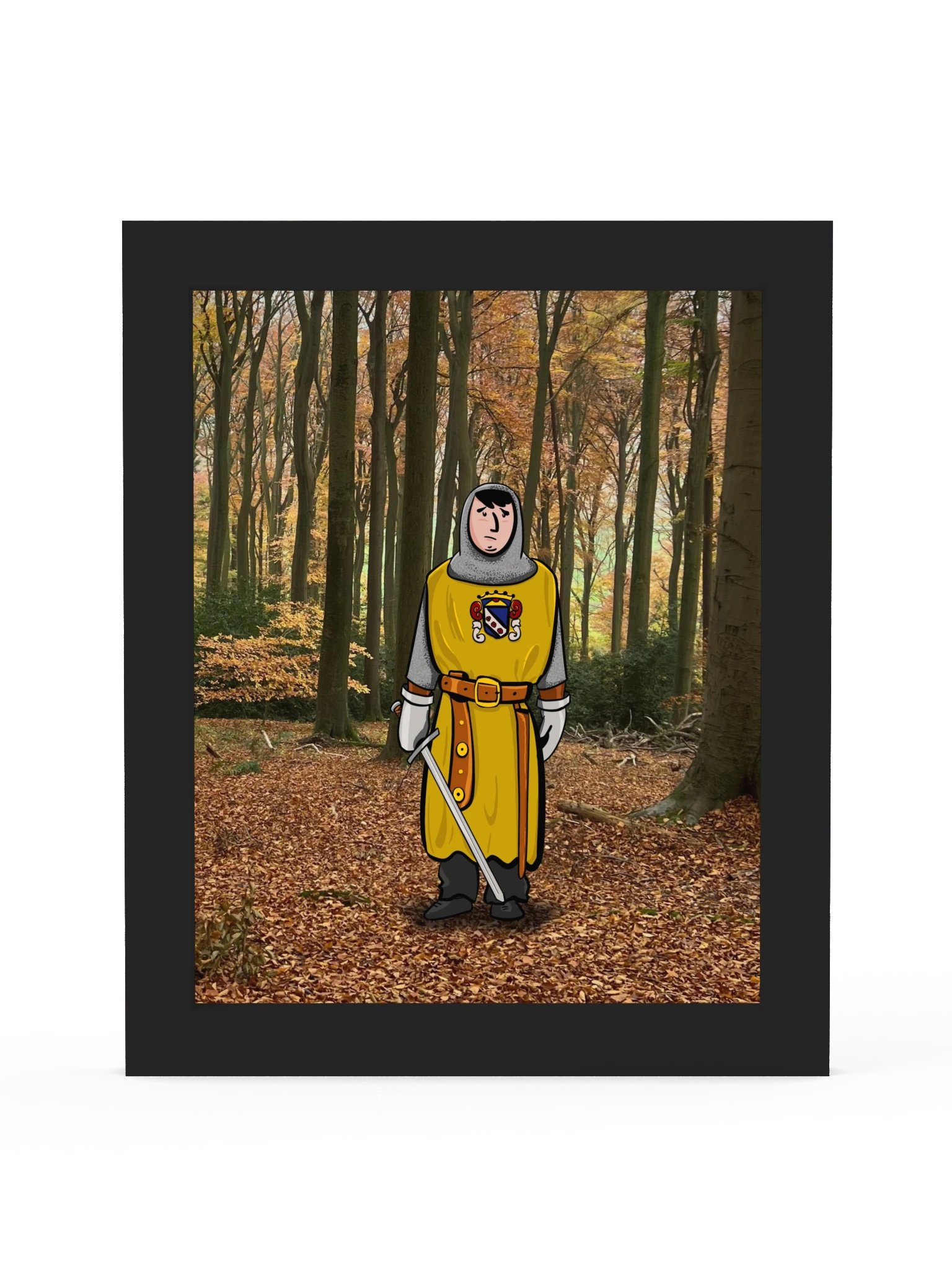 "LARPing Mark" Peep Show High-quality Framed Art Print product image (2)