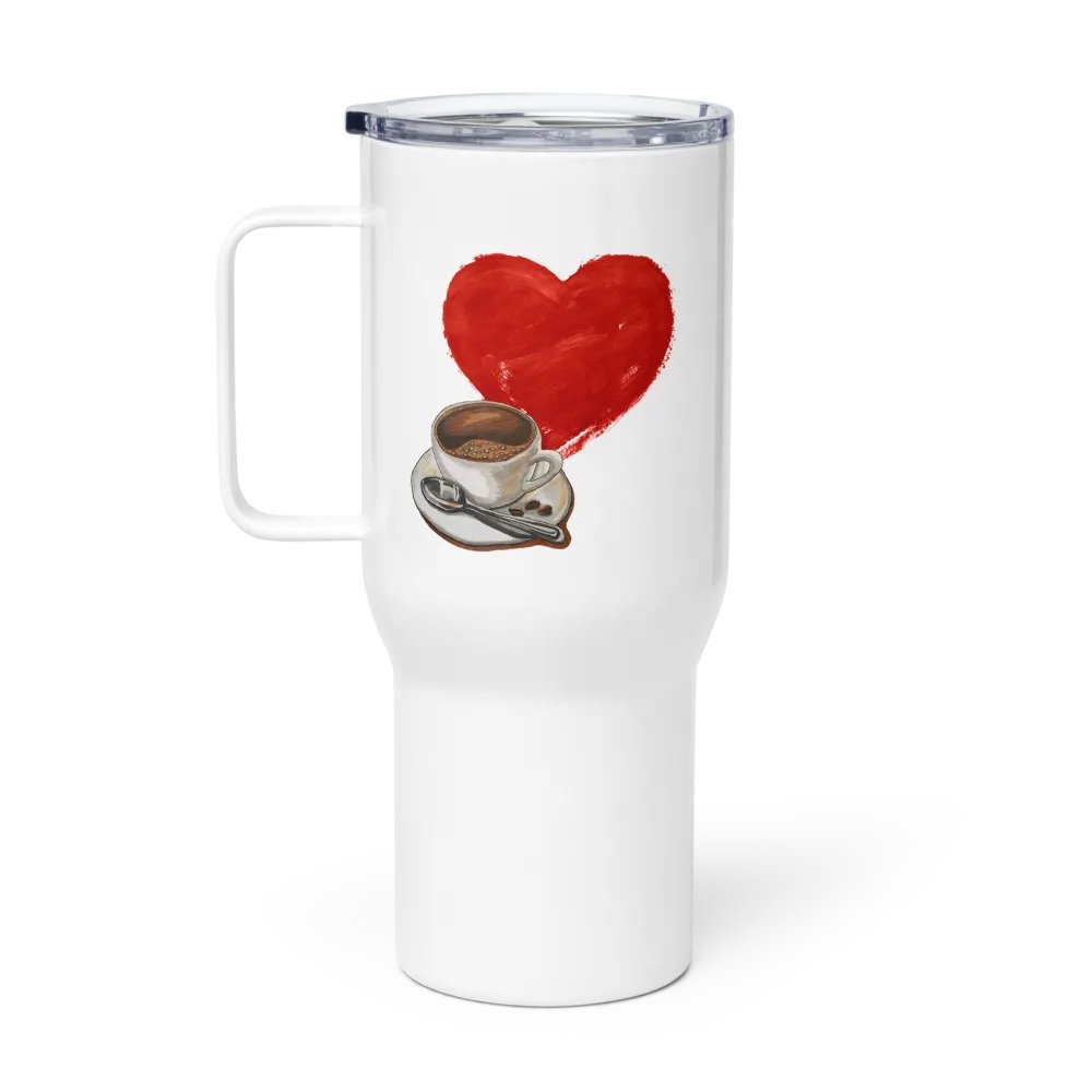 I Heart Coffee Travel Mug product image (1)