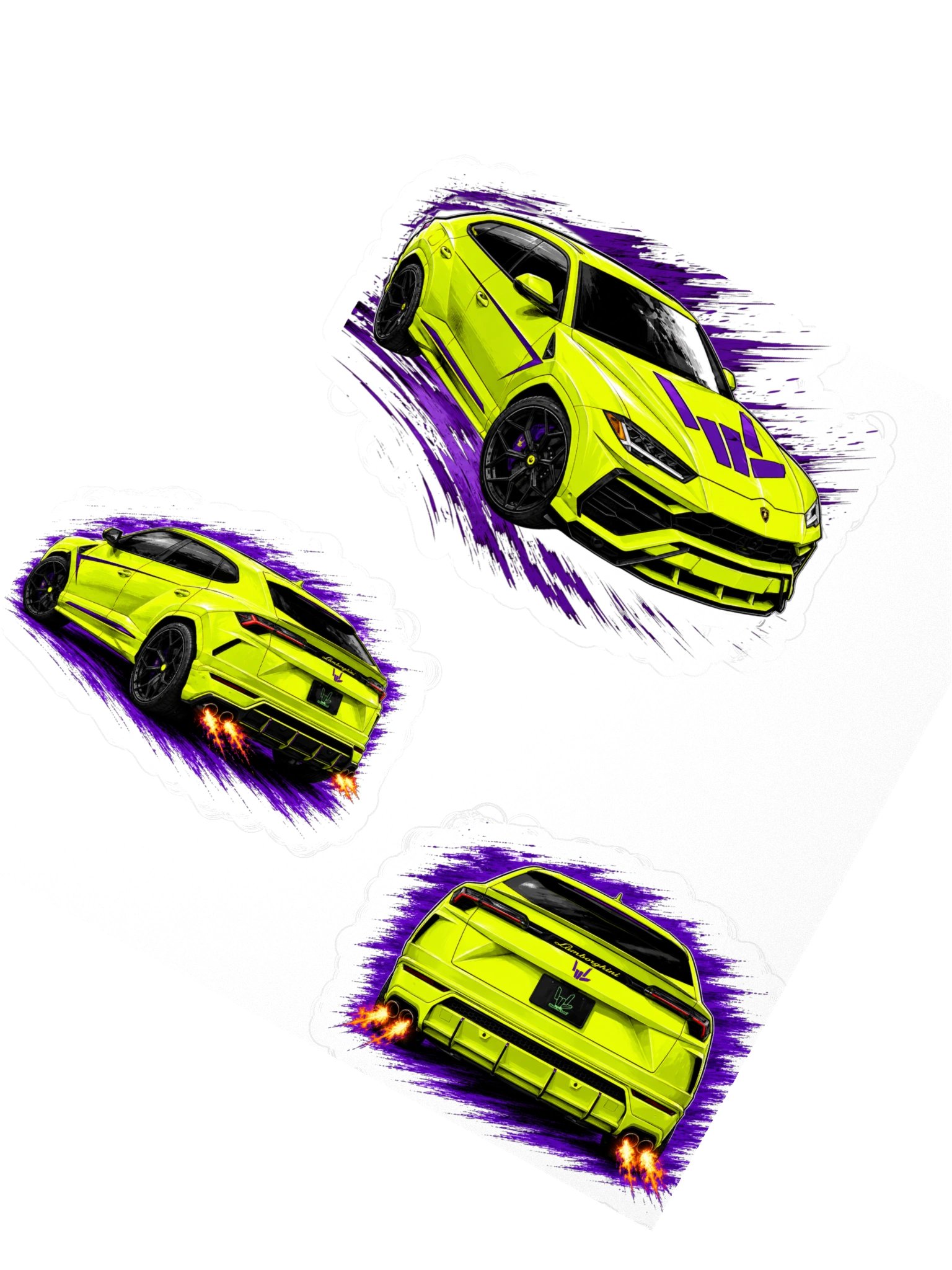 LAMBO TRUCK! Sticker Sheet product image (2)