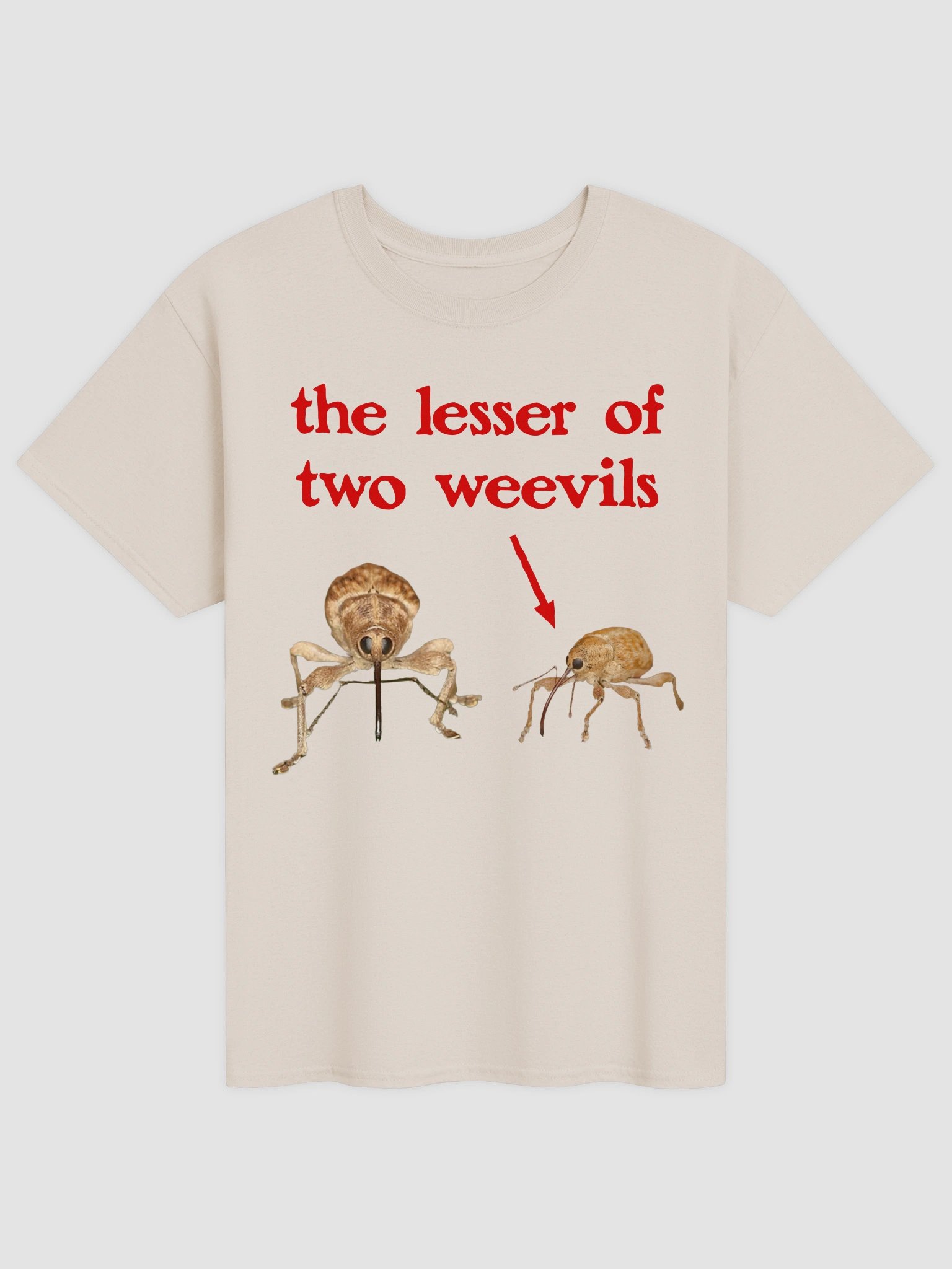 Lesser of two weevils T-shirt product image (11)