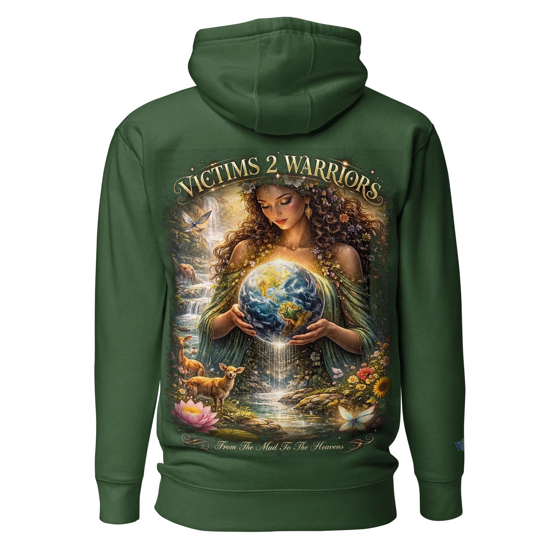 V2W Gaia “ Mother of the Earth” Forest Hoodie product image (4)
