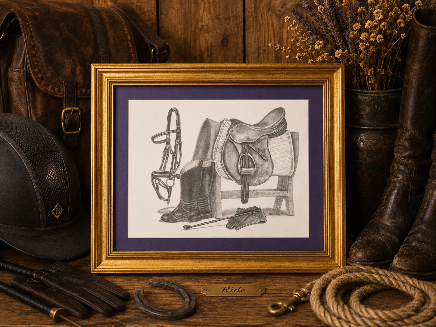 Suit Up - Original Graphite Pencil Drawing product image (1)