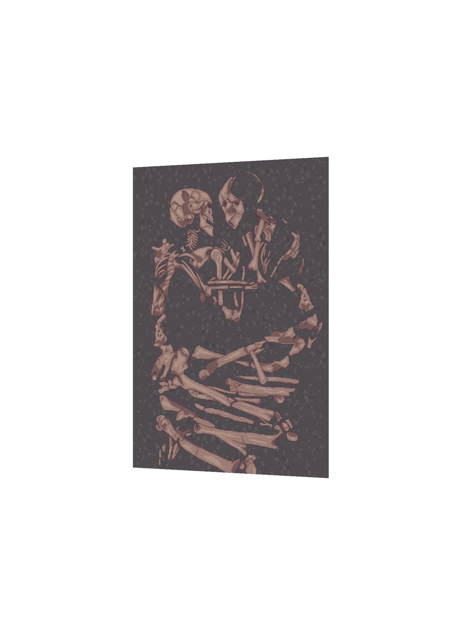 Valentine's Skeletons Print product image (2)