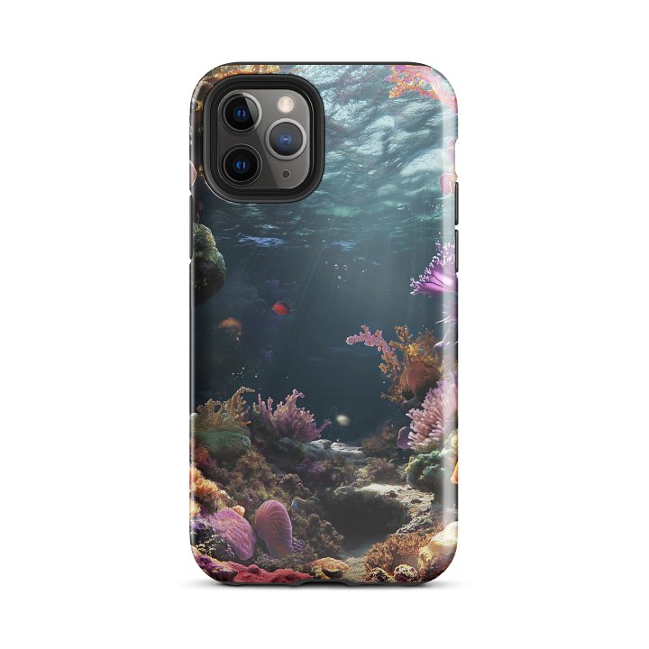 Sunlit Coral Paradise iPhone® Tough Case product image (2)