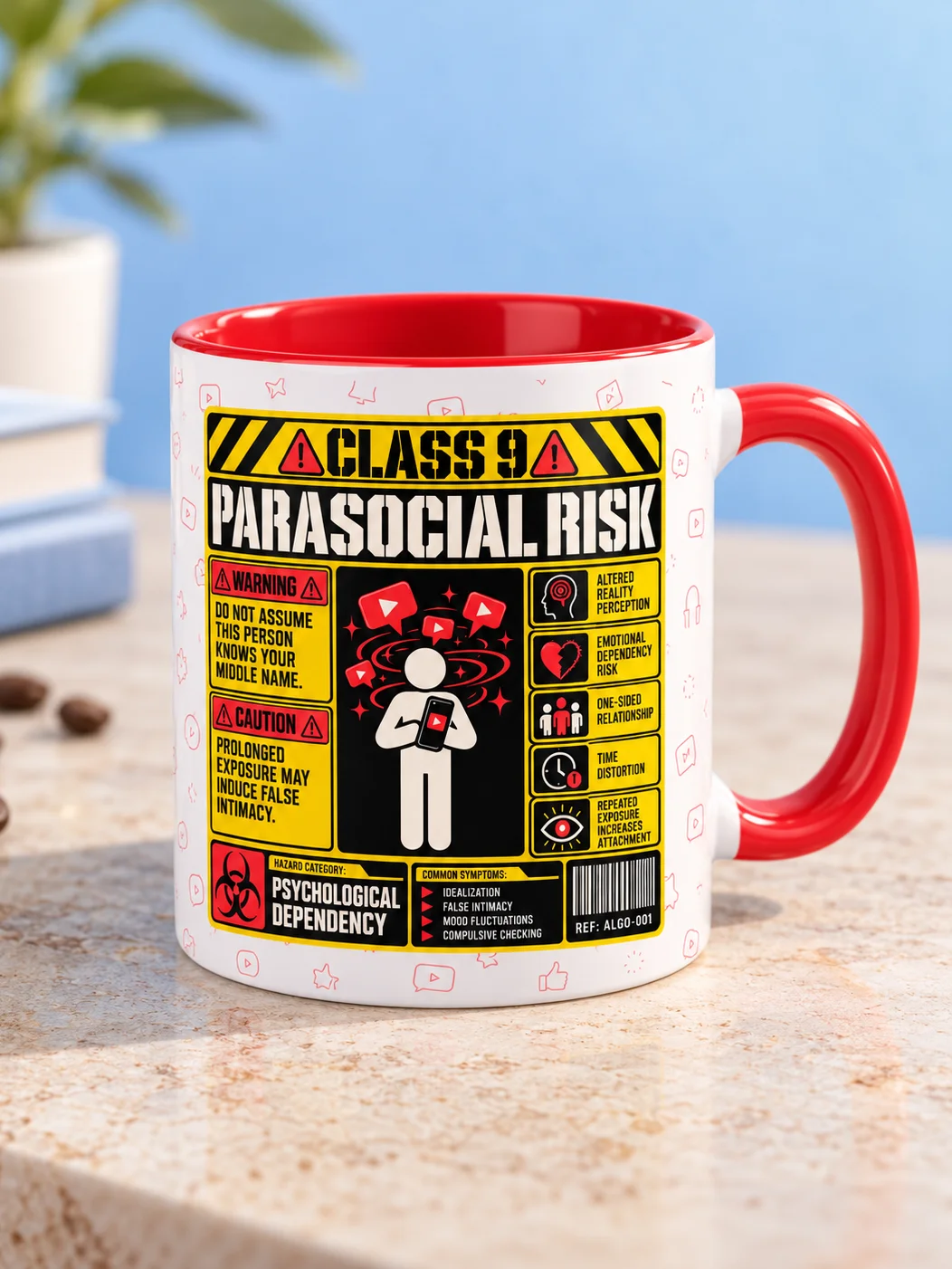 The Parasocial Risk Hazard Mug product image (1)