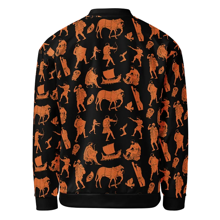 Odysseus red-figure pottery - unisex bomber jacket product image (2)