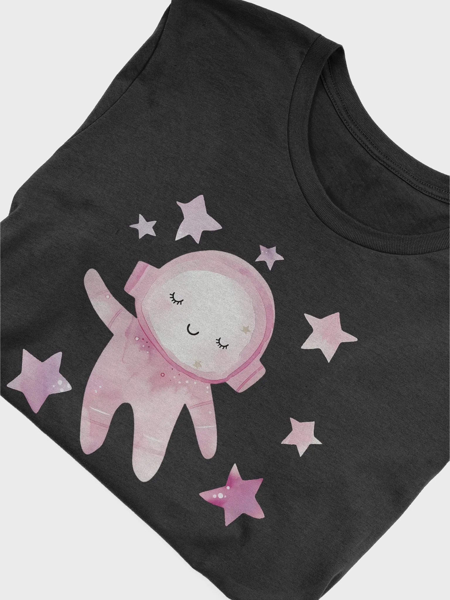 Pink Stars Boho Astronaut T-shirt product image (5)