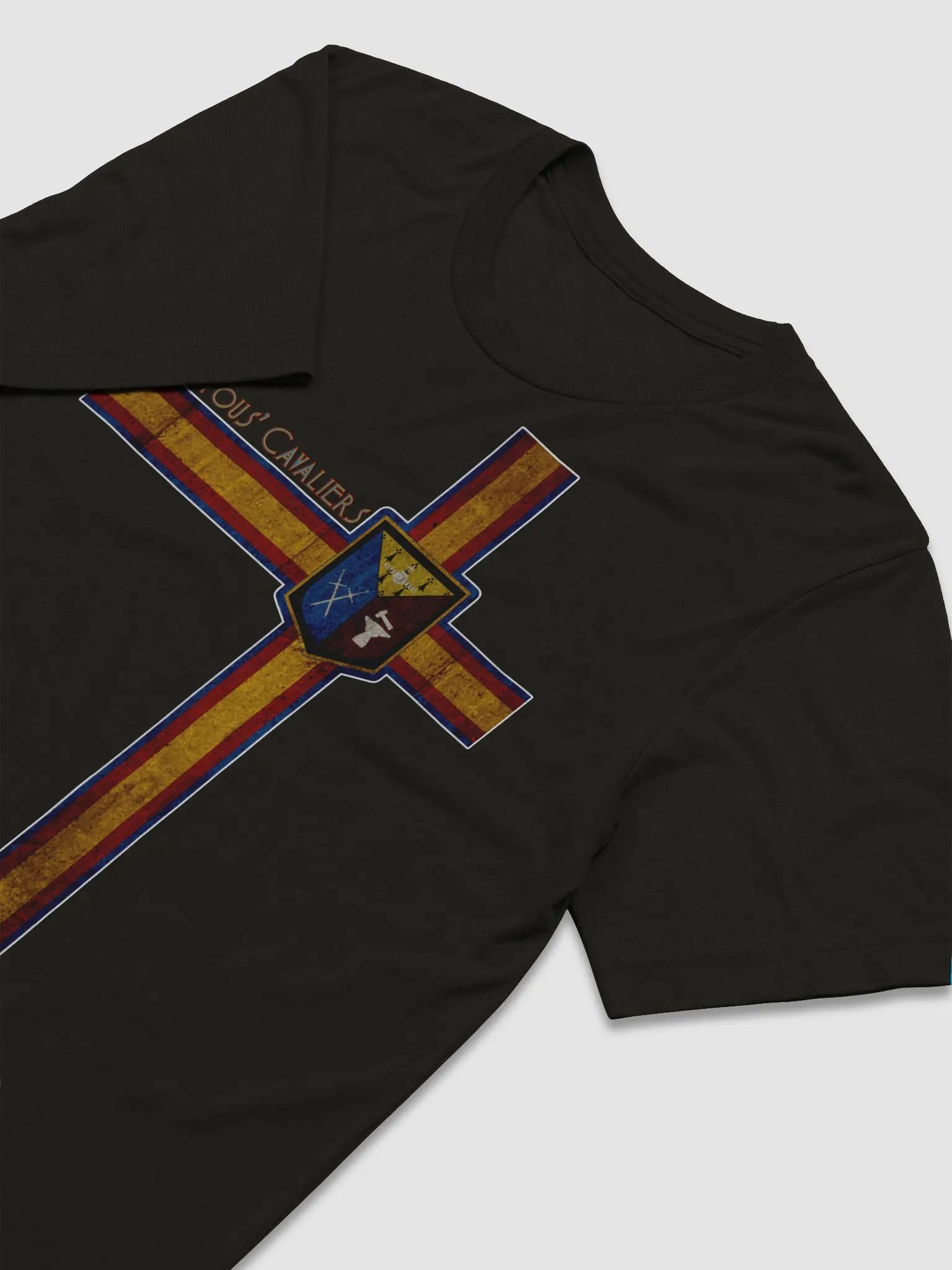 Caltous' Cavaliers cross tee product image (3)