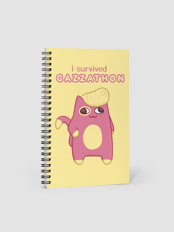 Gazzathon Spiral Notebook product image (1)