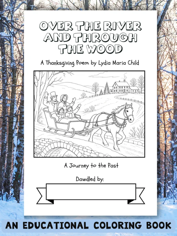 Over the River and Through the Wood Coloring Book product image (1)