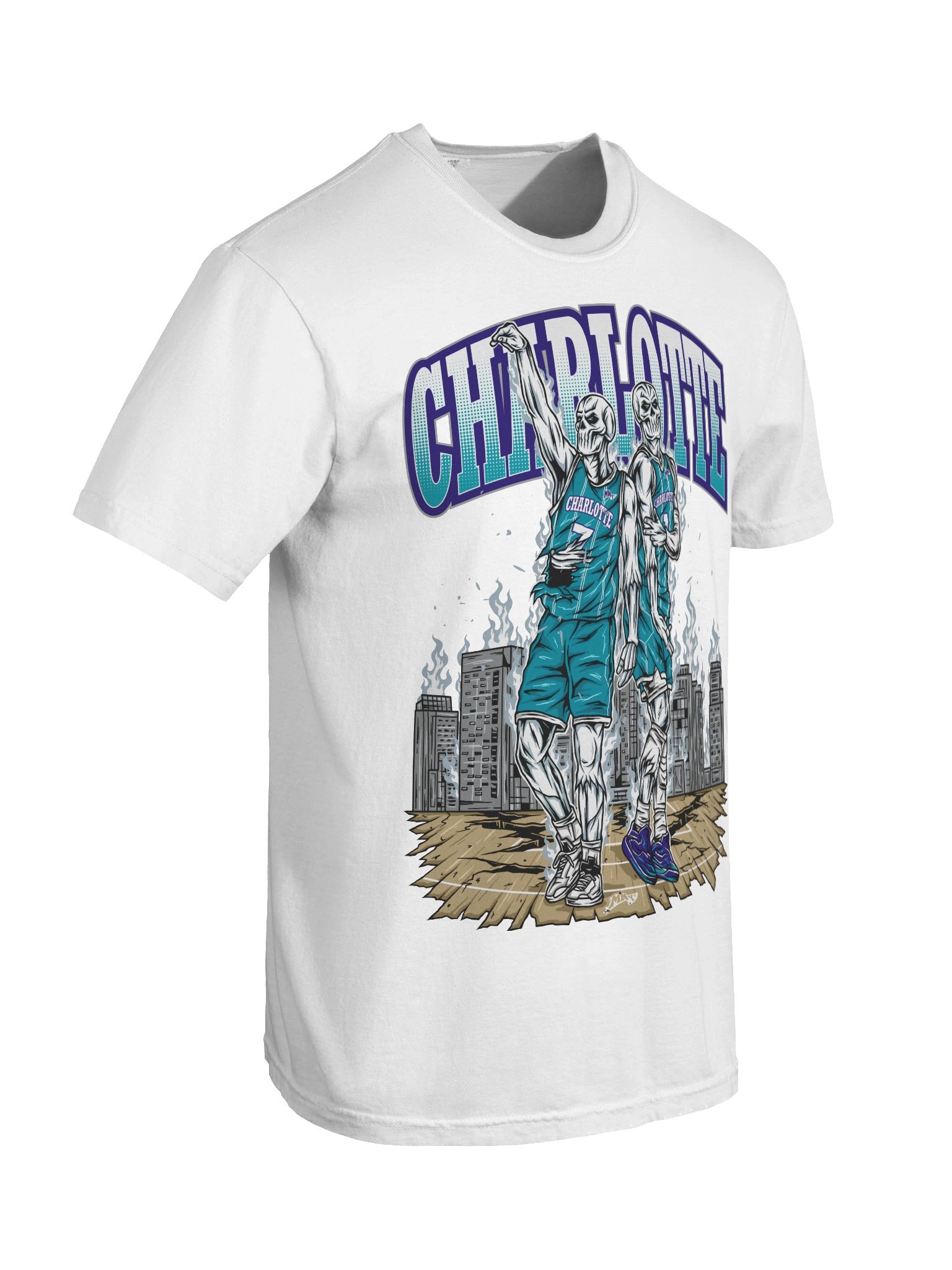 Charlotte, Welcome to Basketball Tee product image (38)