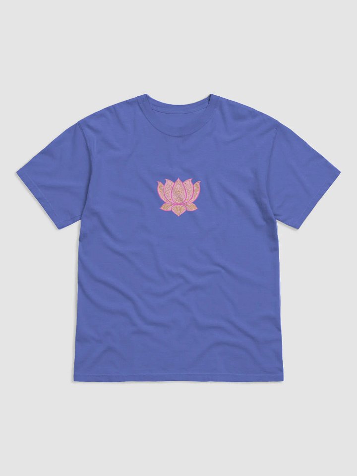 Lotus Serenity Gold-Print T-Shirt product image (1)