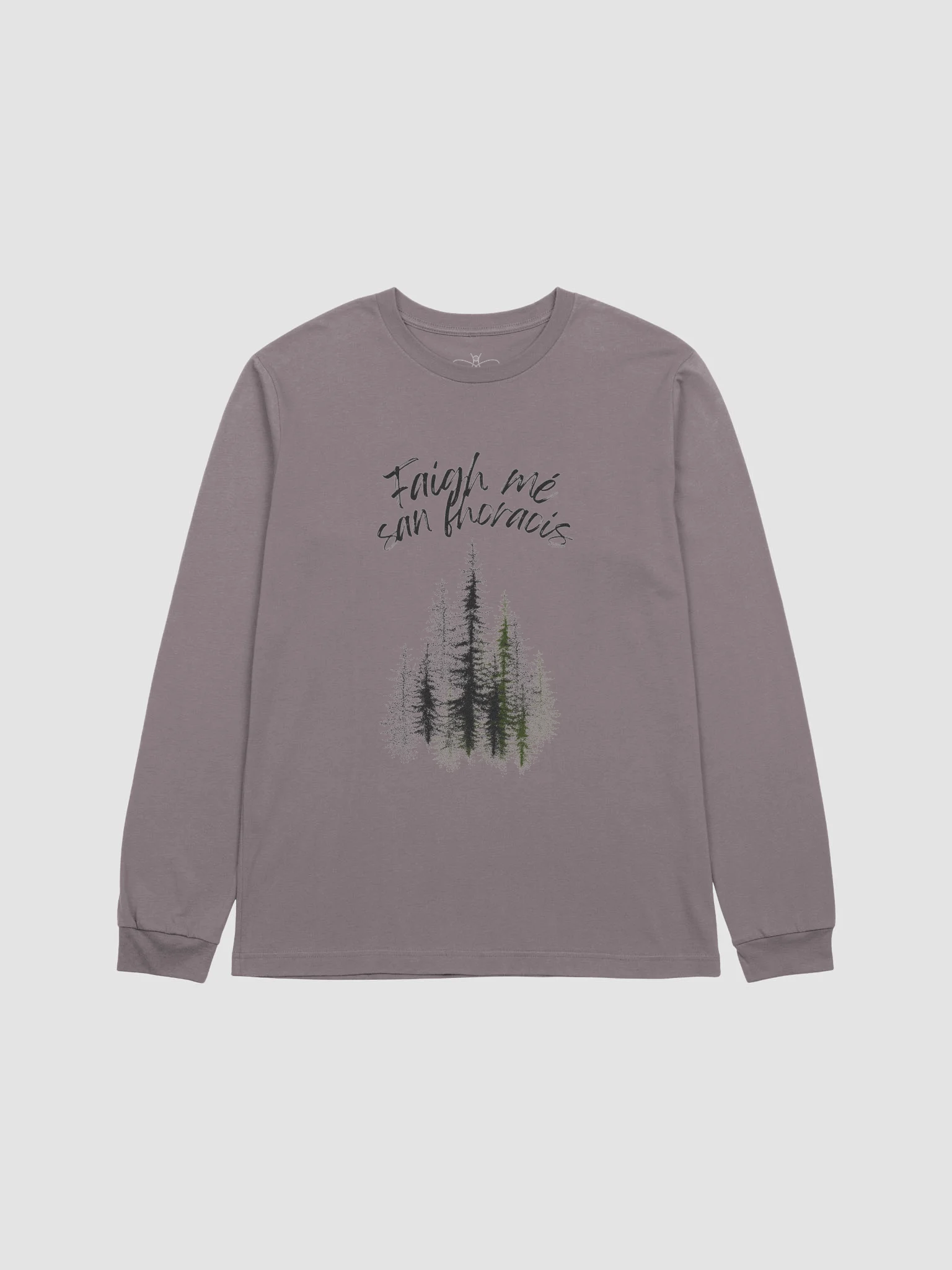 Faigh Mé San Fhorais (Find Me In the Forest) Long Sleeve Tee product image (1)