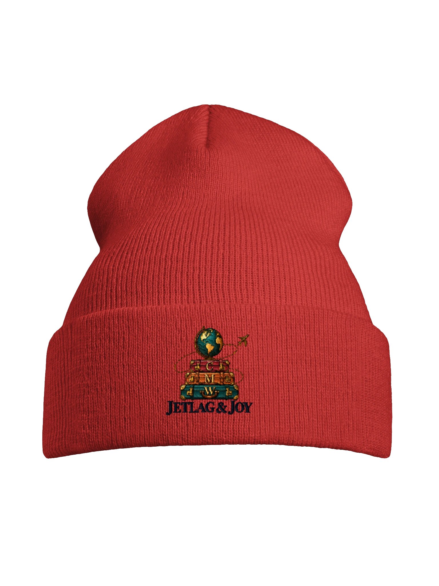 Jetlag & Joy Heritage Embroidered Unisex Beanie product image (9)