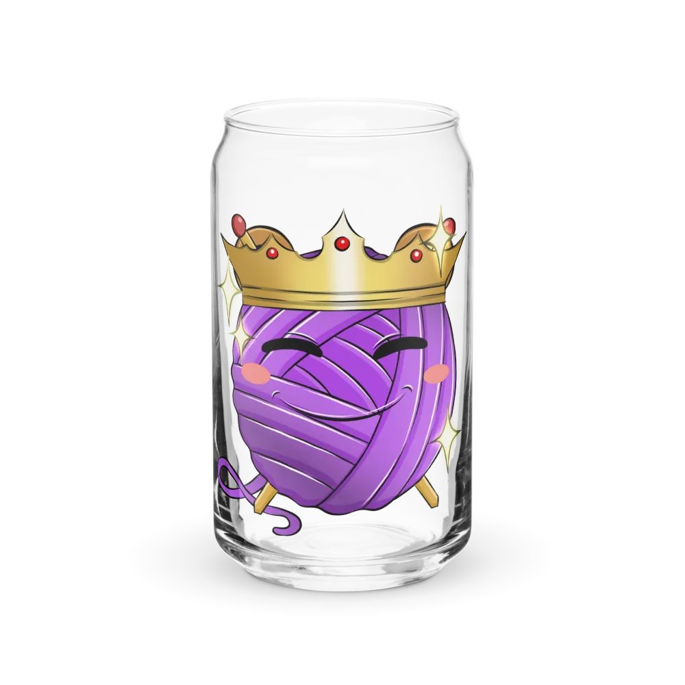 Emote-GlücksQueen-Glas-16oz product image (2)