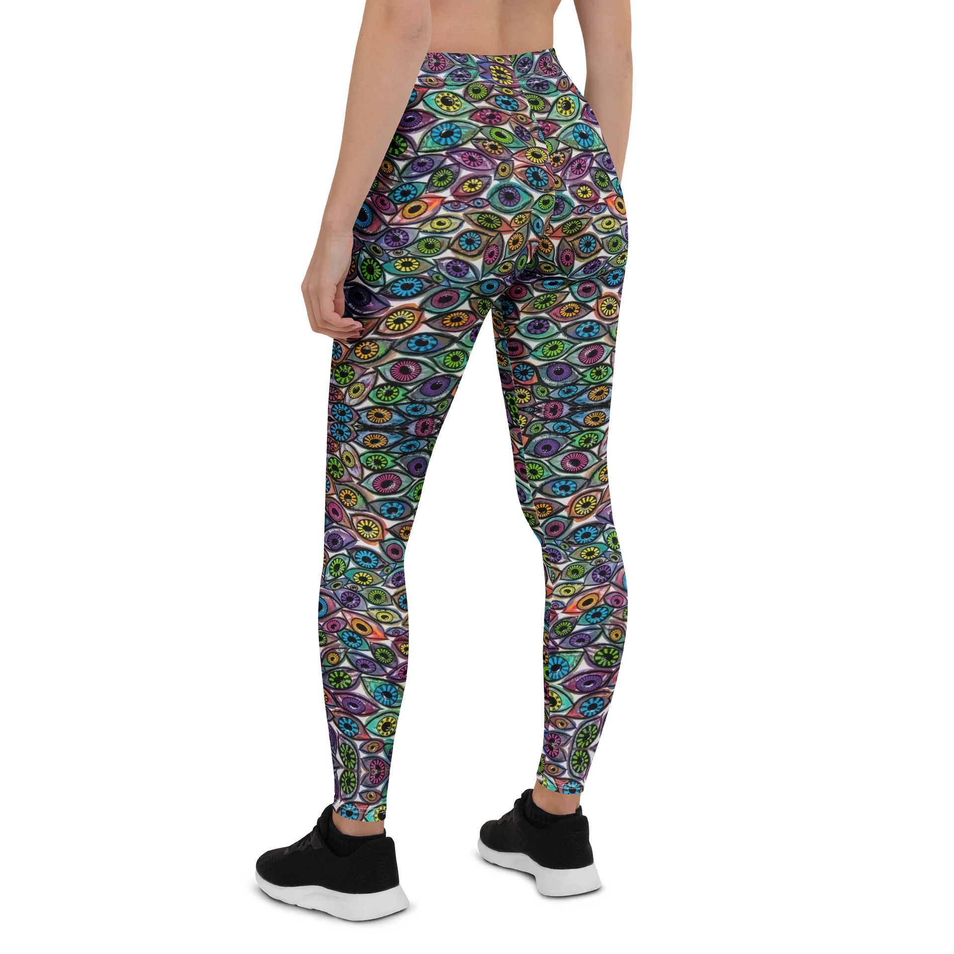 Psychedelic Eyes All Over Print Leggings | Eye See You Too product image (3)