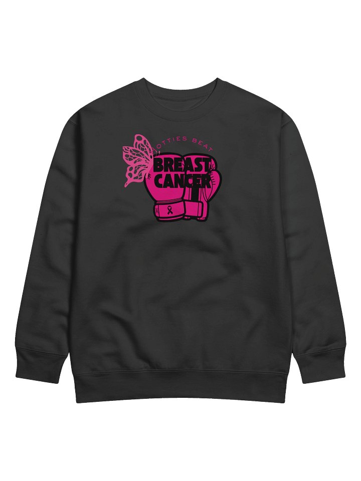 Hottie's Beat Breast Cancer Sweat Shirt product image (2)