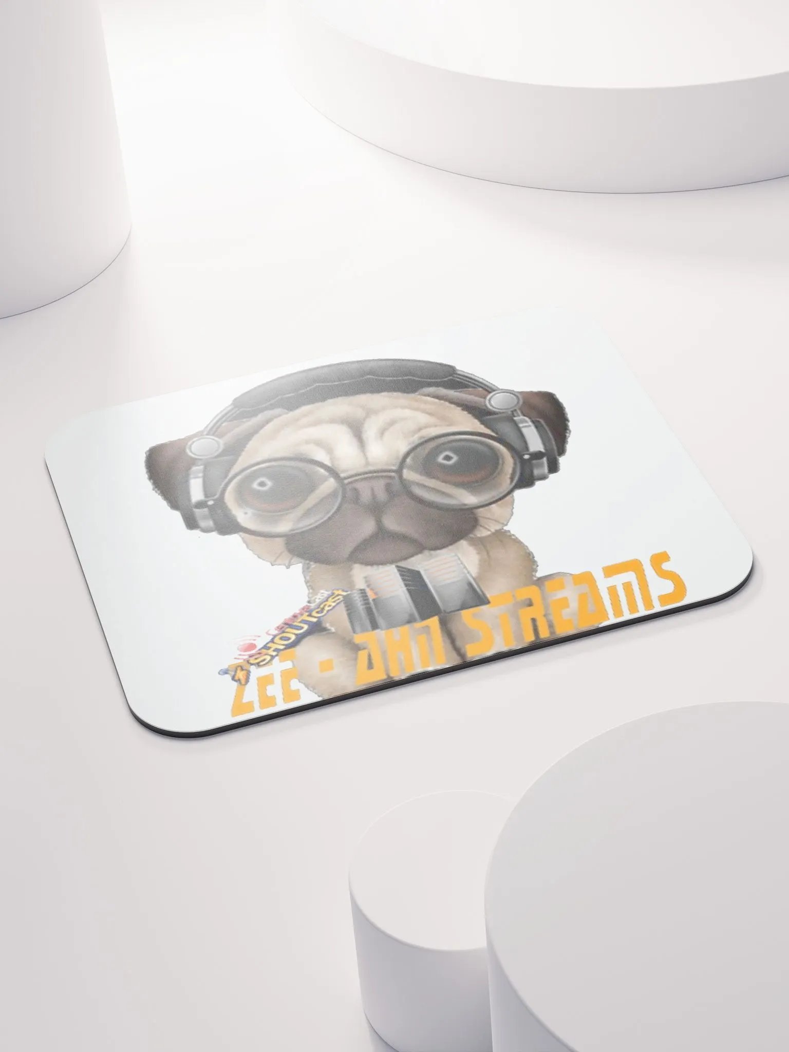 ZEE- DJ Barnie Sticker Mouse Pad product image (4)