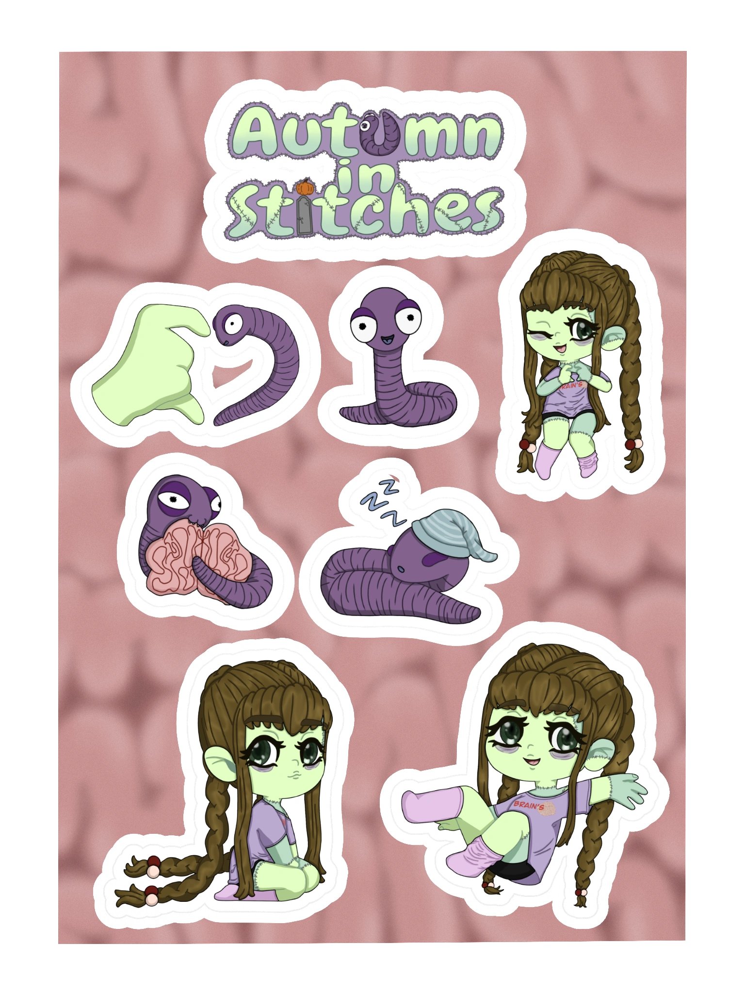 Autumnstitches Sticker Sheet product image (3)