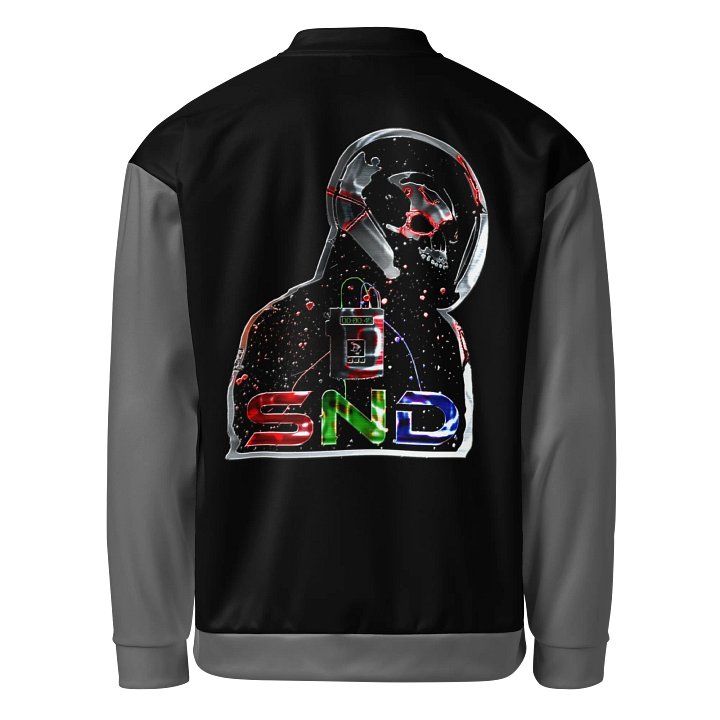 SND Grey Sleeves Bomber Jacket product image (2)