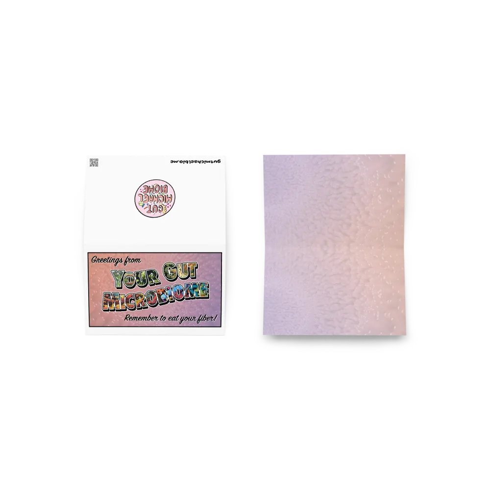 Greetings from your gut microbiome (postcard) product image (7)