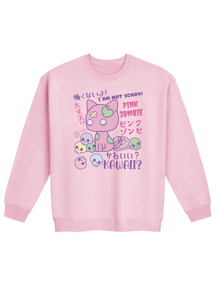 Pink Zombie Kitty - Unisex Adult Sweatshirt product image (1)