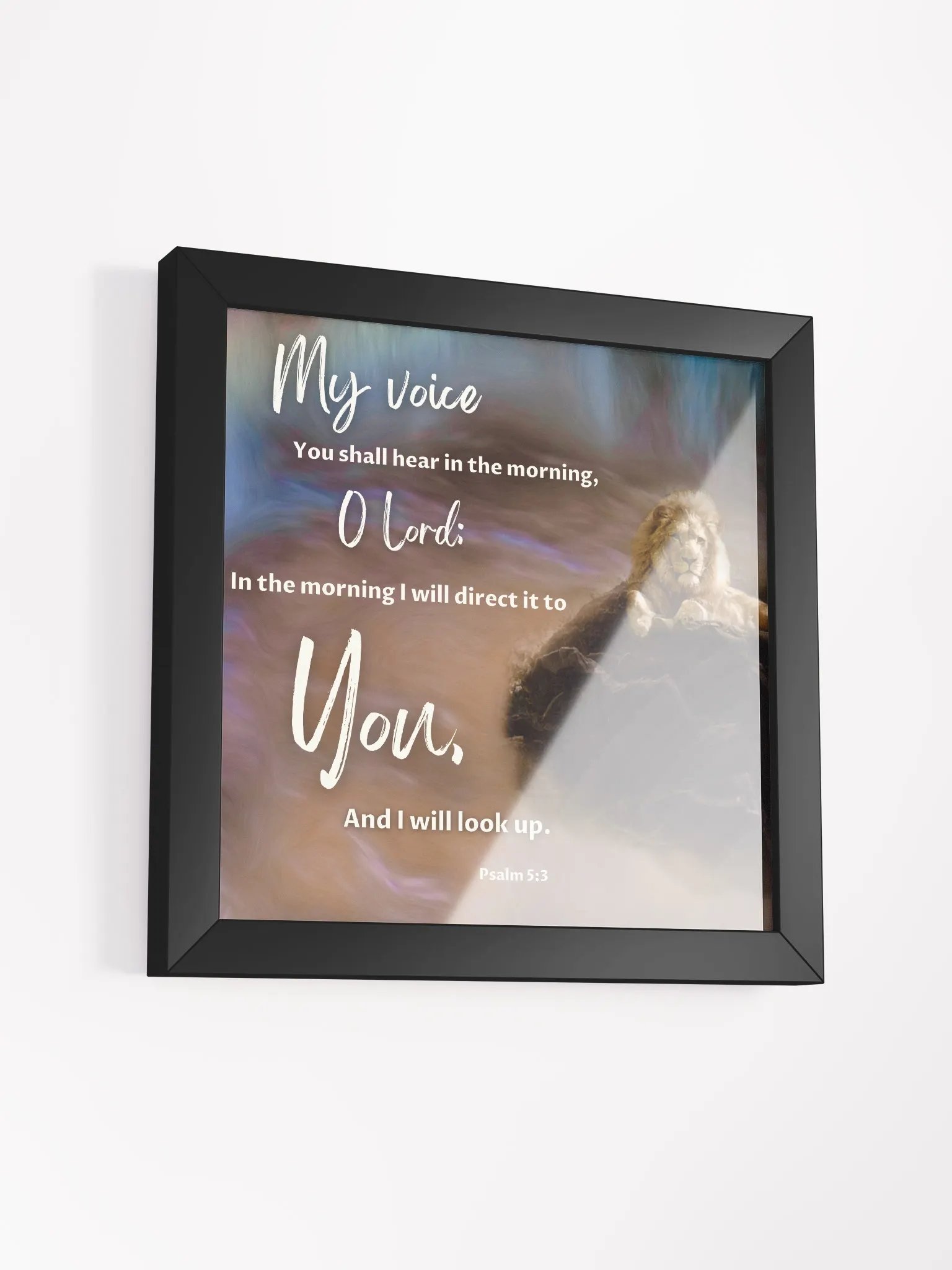My Voice You Shall Hear ... Framed Print product image (3)