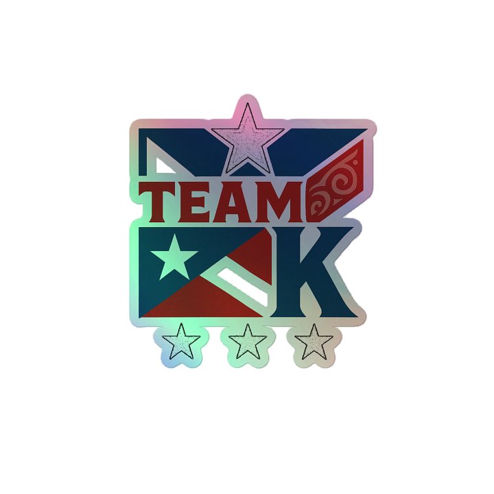 Team K Puerto Rico HOLOGRAPHIC" STICKERS product image (2)