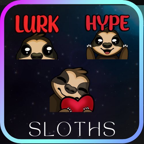 Sloth Emotes product image (1)
