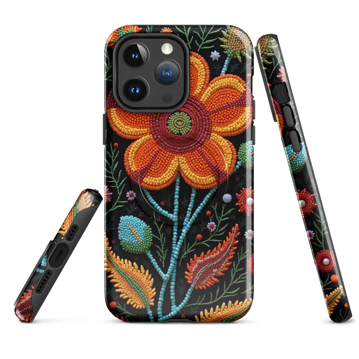 Floral Beaded iPhone® Case product image (1)