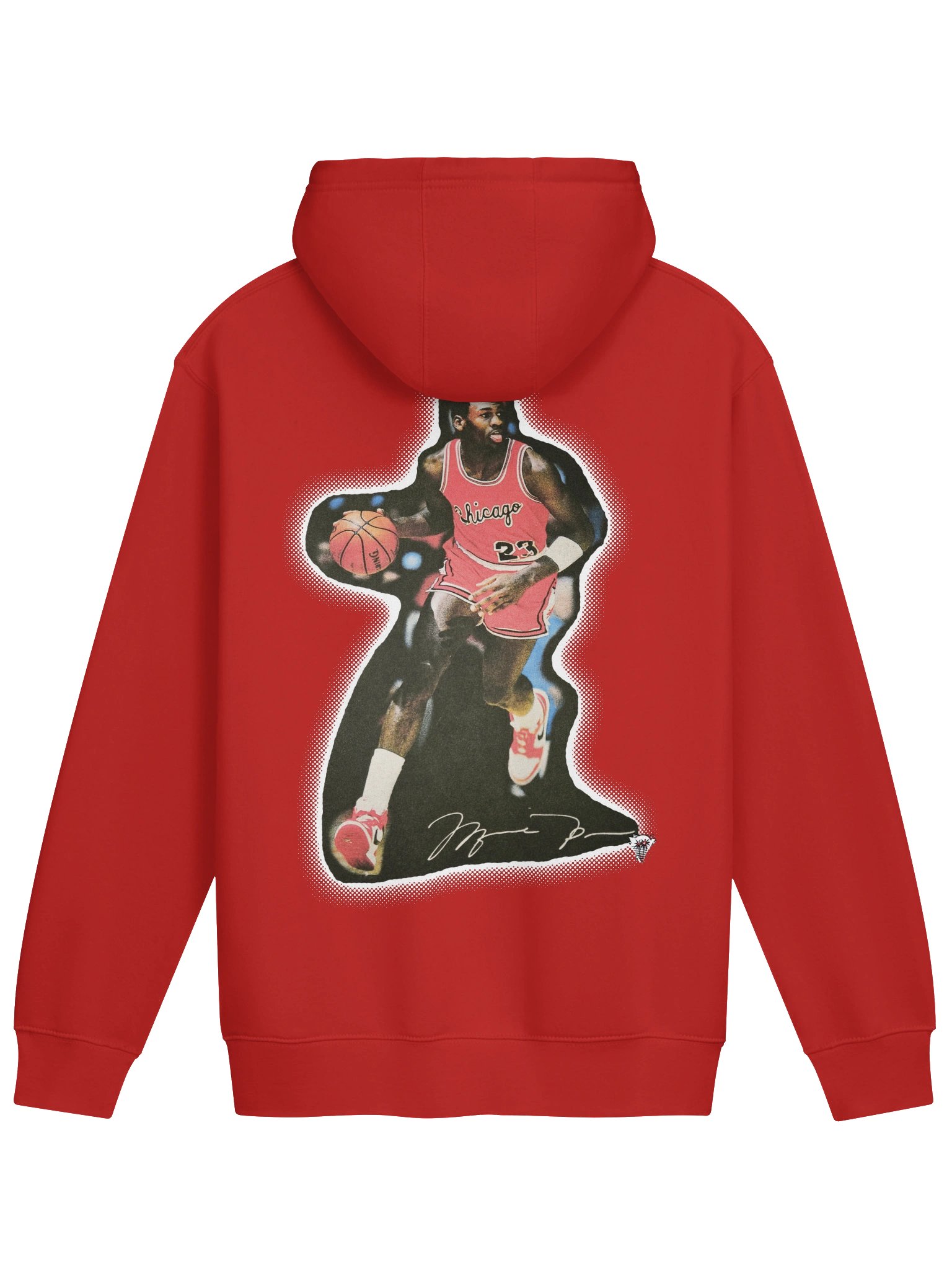 1985 VINTAGE RETRO AIR JORDAN 1 CHICAGO HOODIE product image (14)