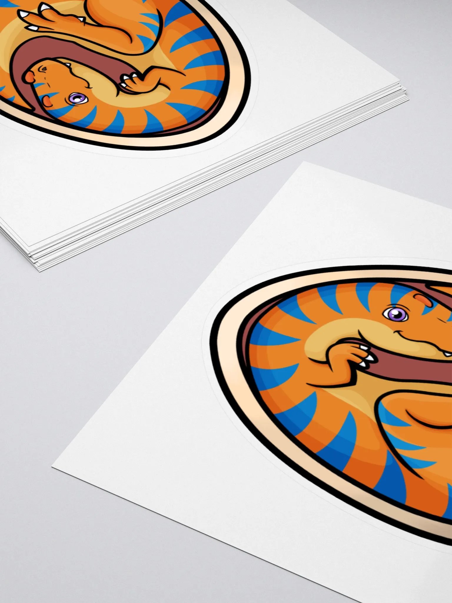 Baby Ceratosaurus in egg Sticker product image (4)