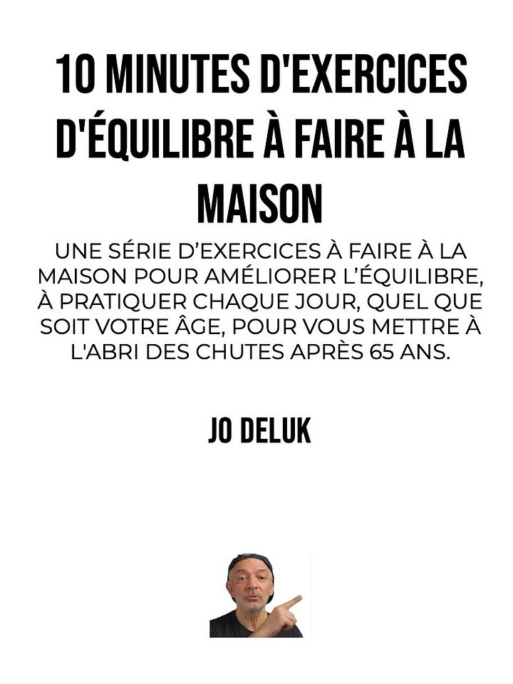 Ebook - Exercices équilibre et stabilité 10 minutes d'exercices à faire à la maison product image (2)