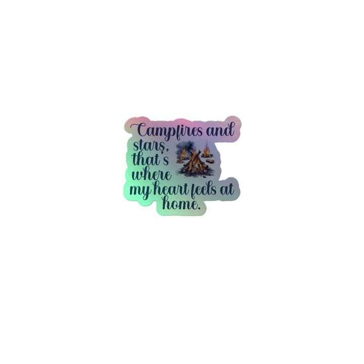 Campfires and stars, that's where my heart feels at home. product image (1)