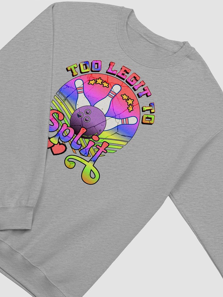 Too Legit to Split Bowling Crewneck Sweatshirt product image (22)