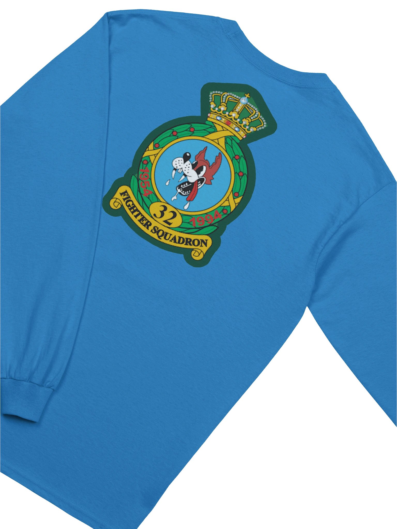 32nd Tactical Fighter Squadron Cotton Long Sleeve T-Shirt product image (4)