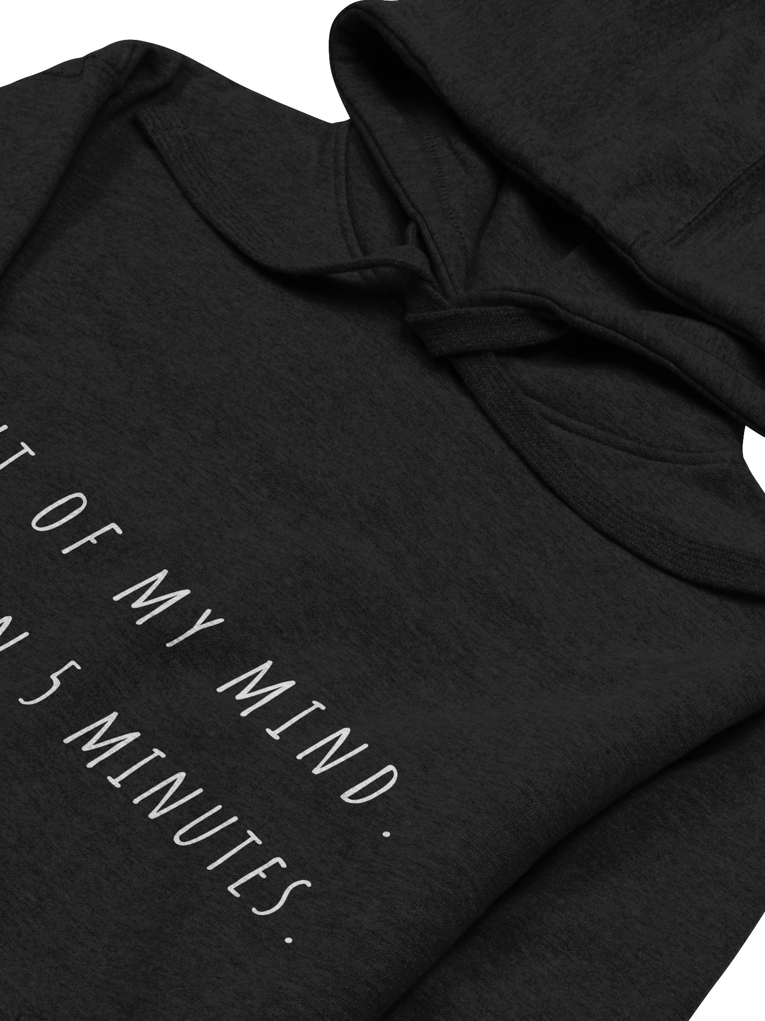 Out of my mind Back in 5 minutes Hoodie - white font color product image (11)