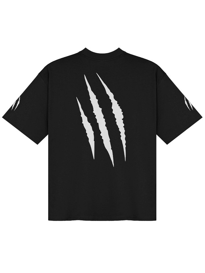 "DJ Benji Beatz Claws Logo with Scratches" Stanley/Stella Unisex Organic Oversized T-Shirt product image (2)