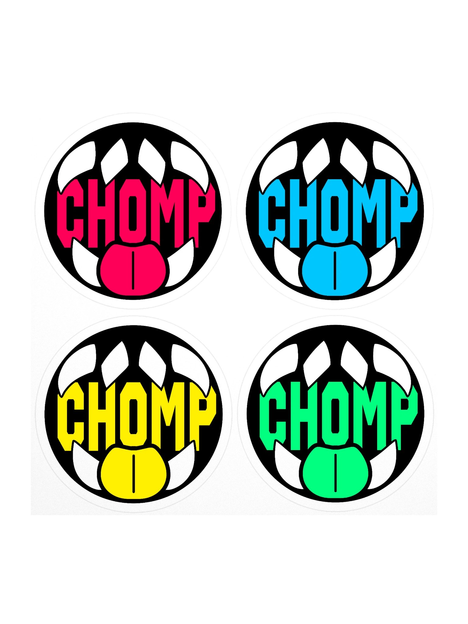 CHOMP Kiss Cut Sticker Set product image (1)