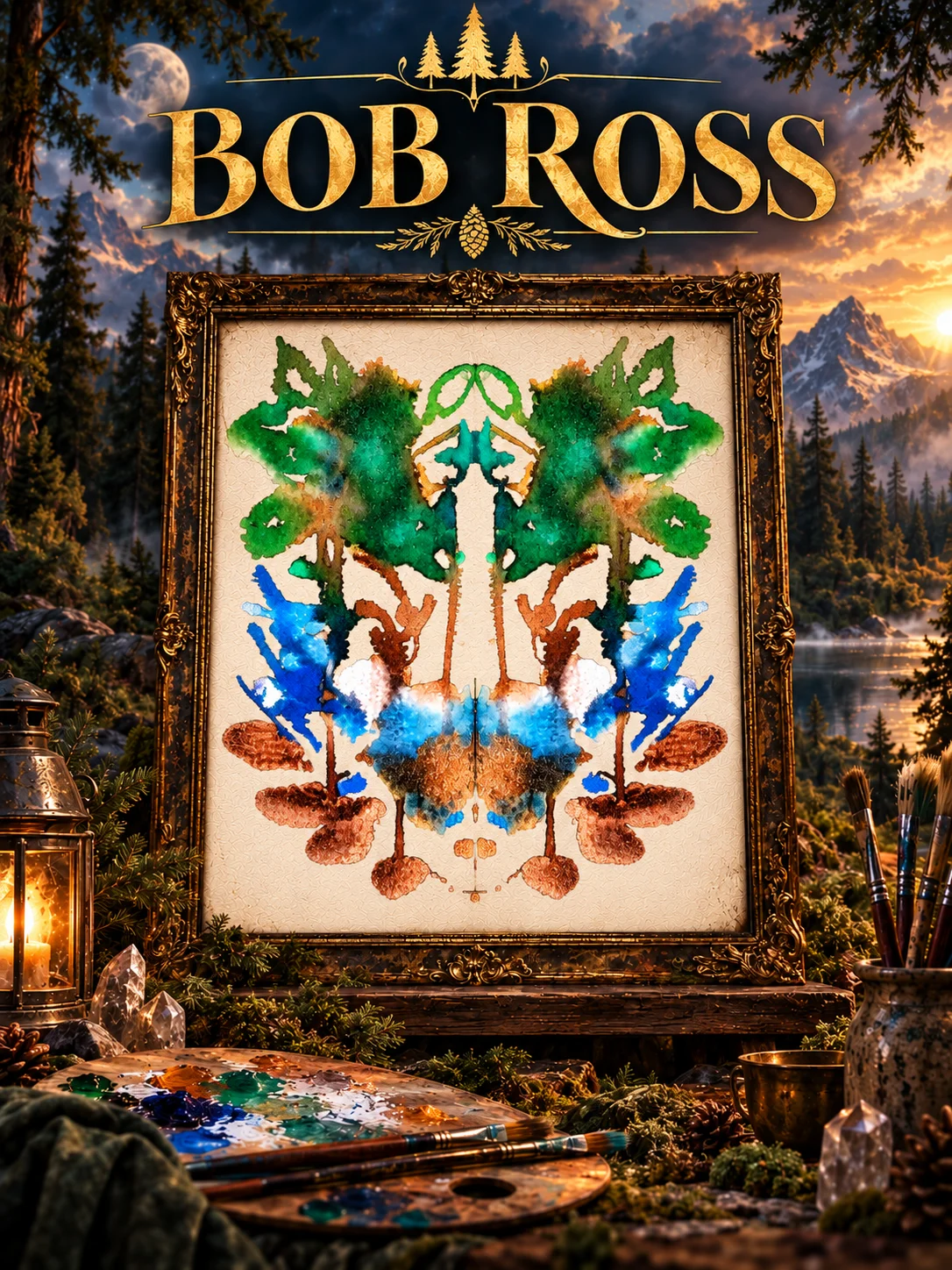 Bob Ross | Inkblot Print product image (2)