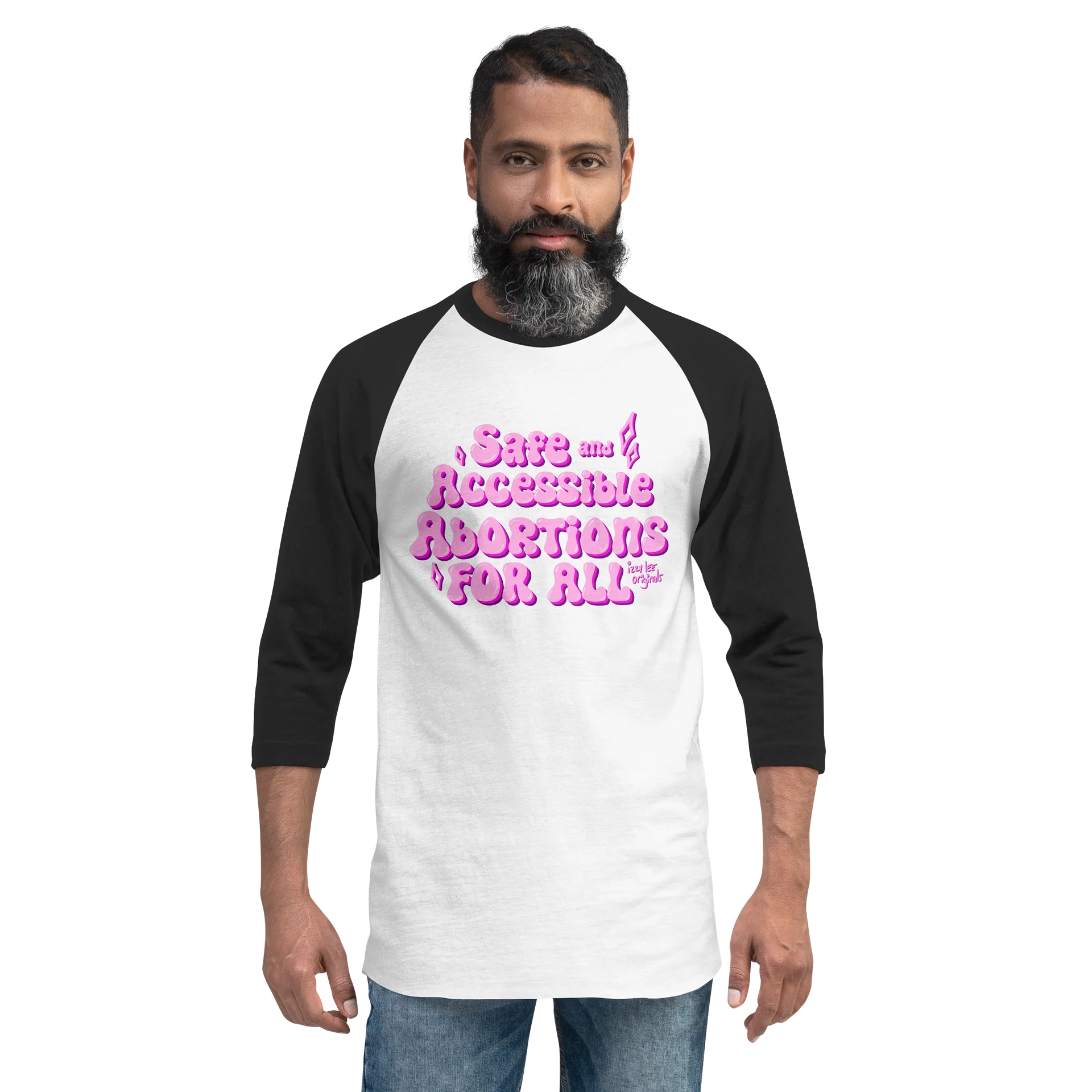Safe and Accessible Pink 3/4 Tee product image (2)