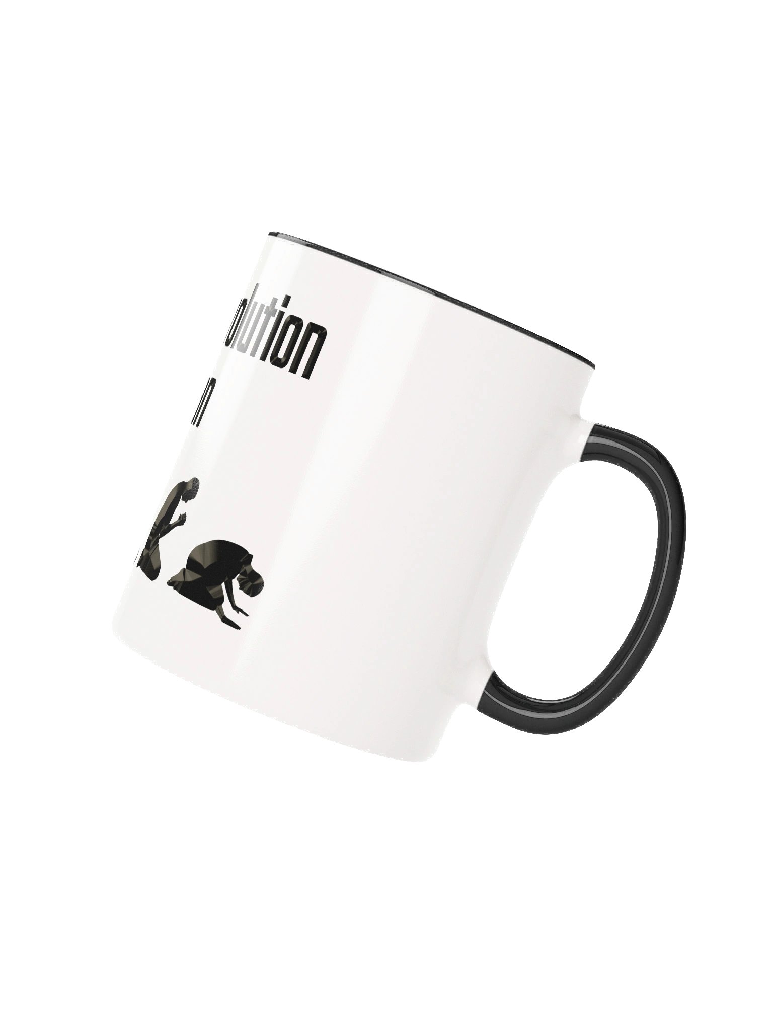 The Real Evolution of Man Blk, B & W Mug product image (2)