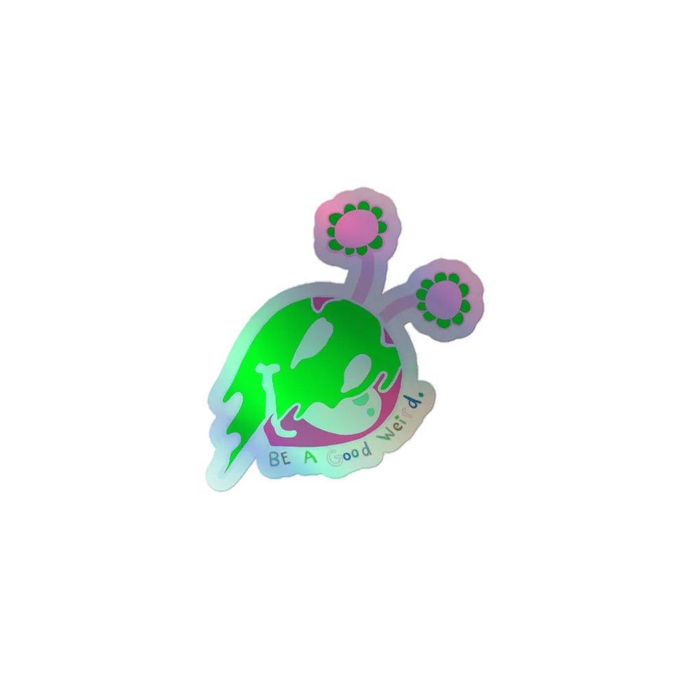 Good Weird Chrome Sticker product image (1)
