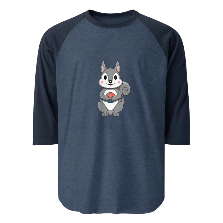 Playful Squirrel Raglan Tee product image (1)