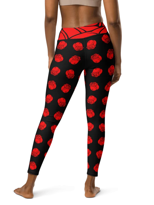 Rose Yoga Leggings product image (3)