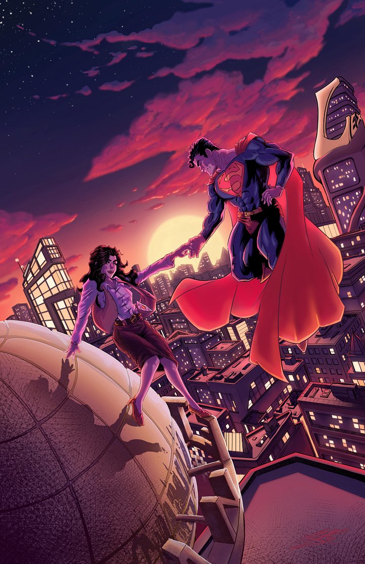 "Lois & Clark" | Superman Art Print product image (2)