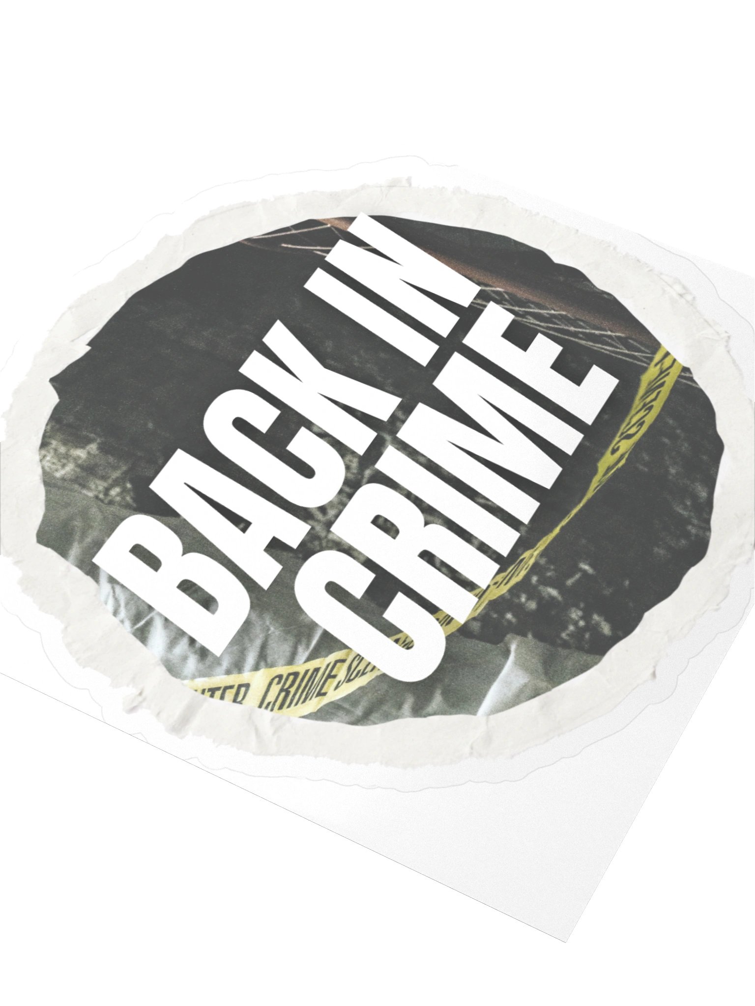 Back in Crime sticker product image (5)